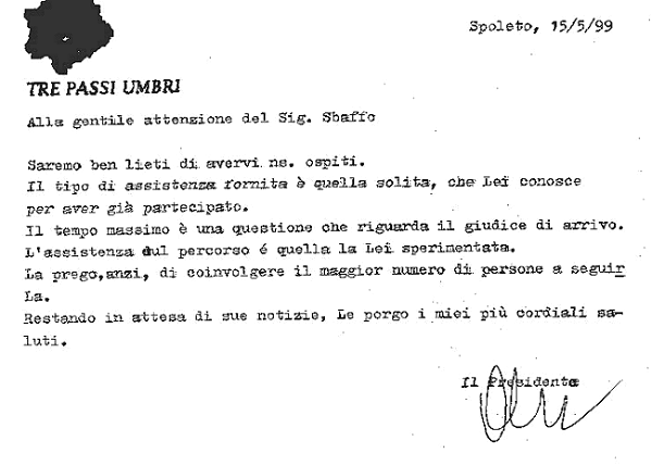 FAX Tre Passi Umbri - 43 Kb