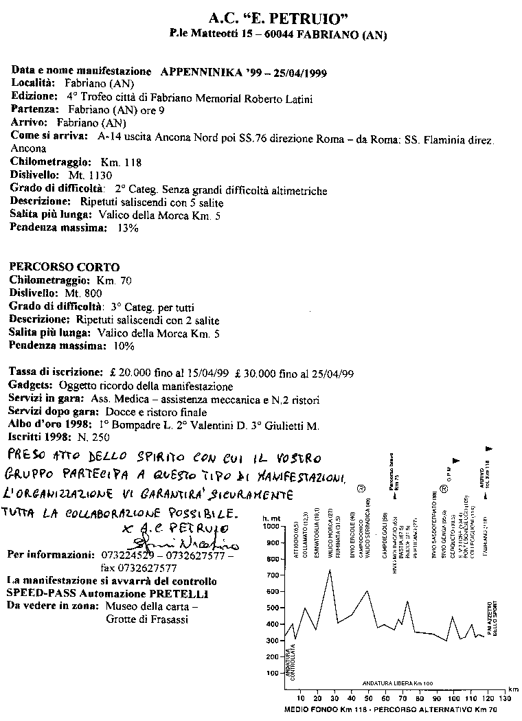 Fax risposta A.C. Petruio