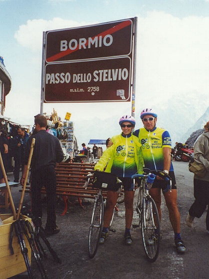 Foto ricordo: Lory e Mario sullo Stelvio