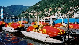 i pedal d'epoca del lago di Como