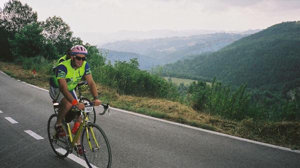 Discesa verso Servigliano - partiti !